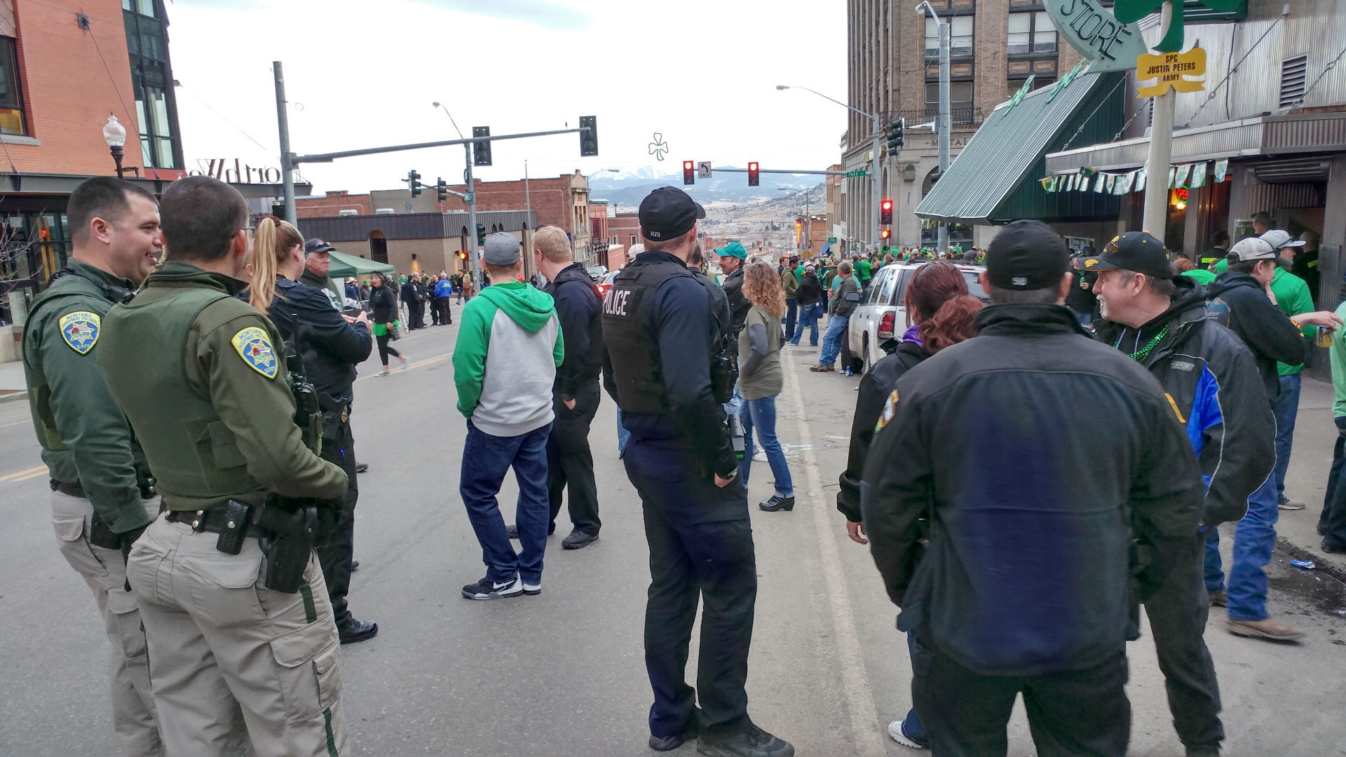 Police on the street